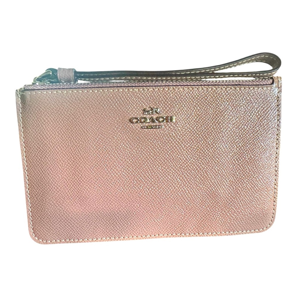 Coach Rose Gold Wristlet